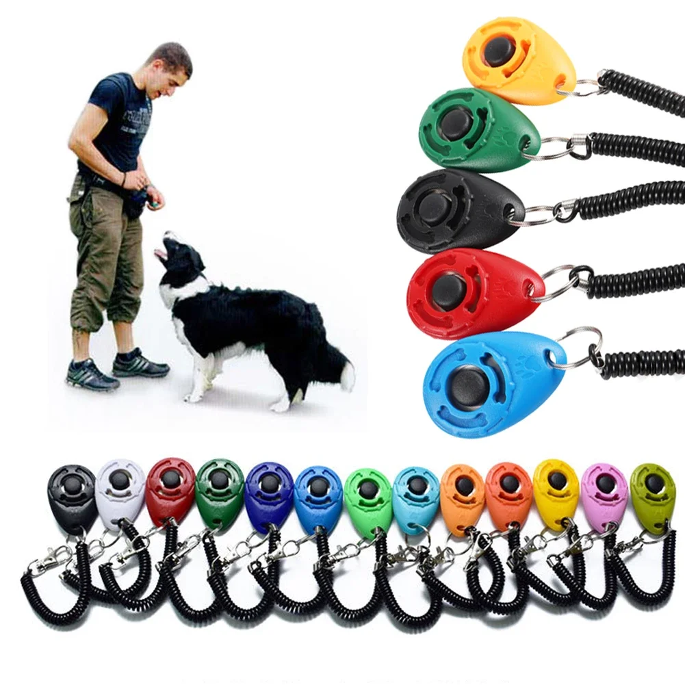 Training Clicker Dog - 2-in-1 Hondentraining Clicker Huisdier Plastic Nieuwe