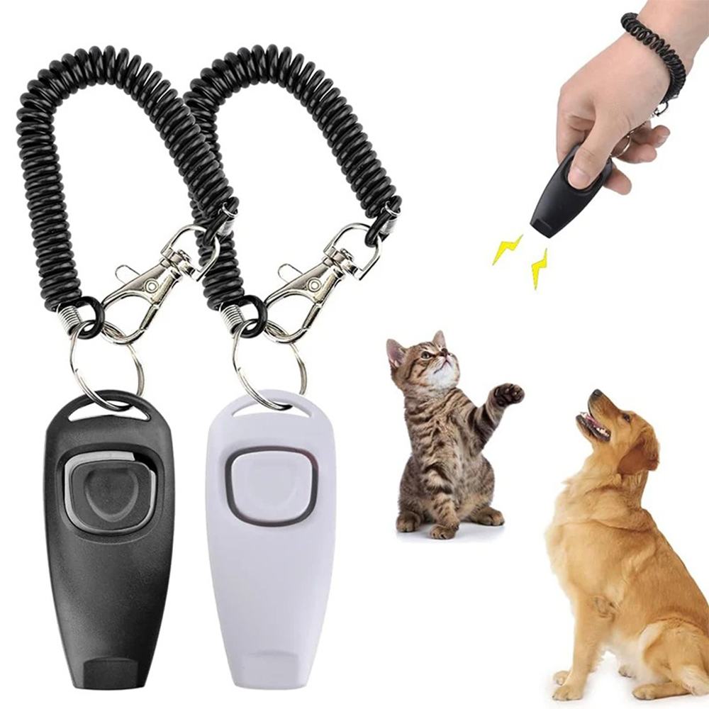 Training Clicker Dog - 2-in-1 Hondentuig Clicker & Fluitje Hondentraining