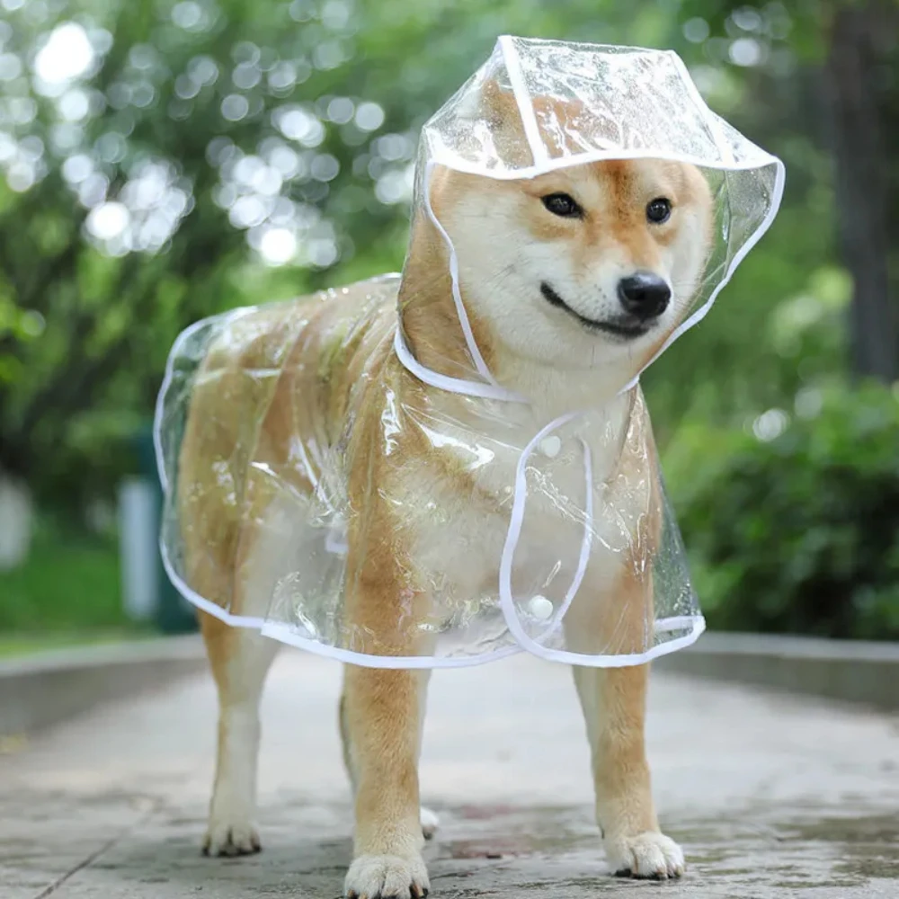 Dog Raincoat - Hondenregenjas Puppy Transparante regenkleding Waterdichte jas