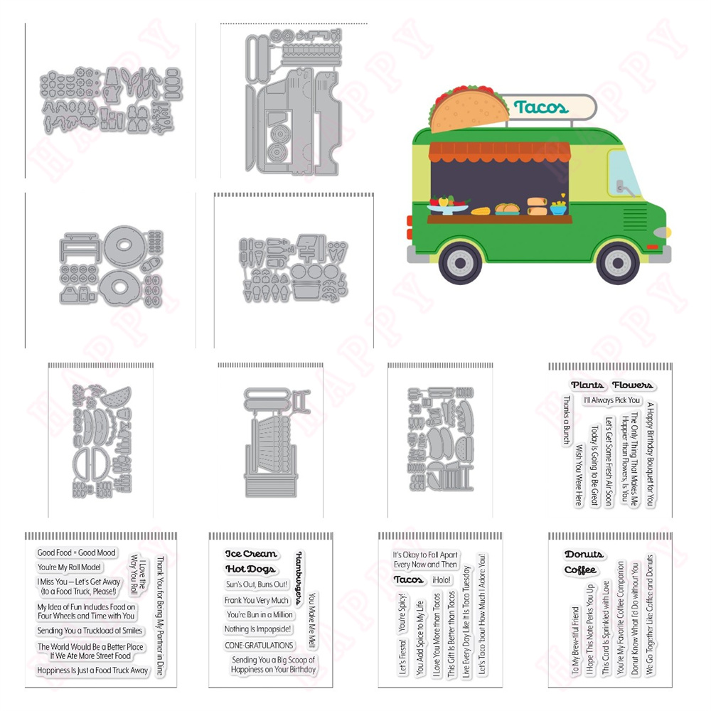 Dog Raincoat - Am Hamburgers and Hot Dogs Truck