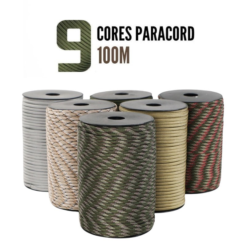 Dog Raincoat - 50/100M 550 Militaire Paracord 9 Strand