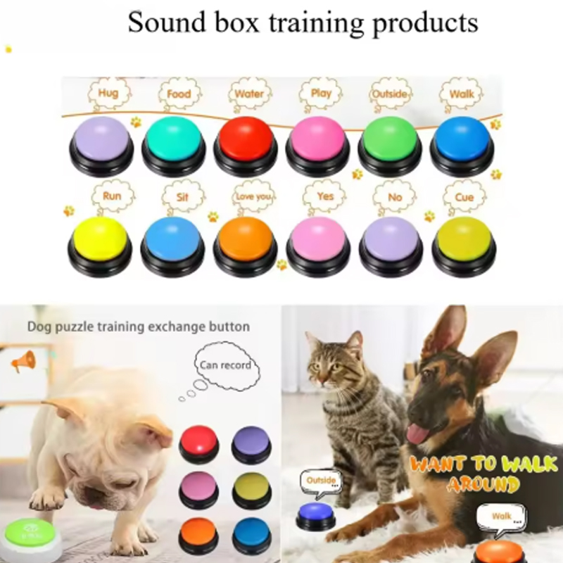 Communicatieknoppen voor honde - Training Clicker Dog recensie en prijs